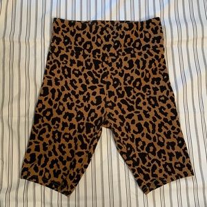 Leopard Bike Shorts